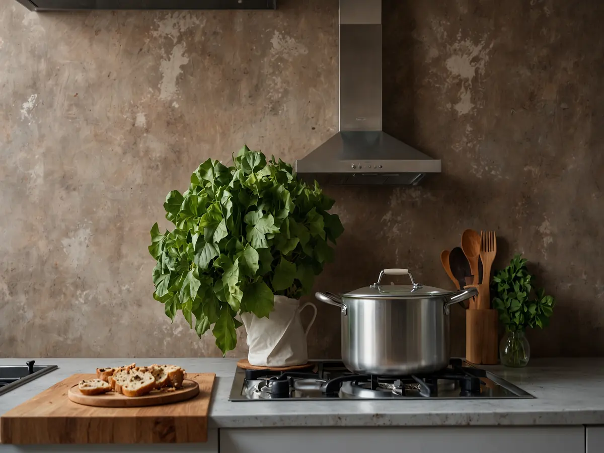 Aria pura in cucina: come bruciare qualche foglia secca per eliminare gli odori di fritto in pochi secondi