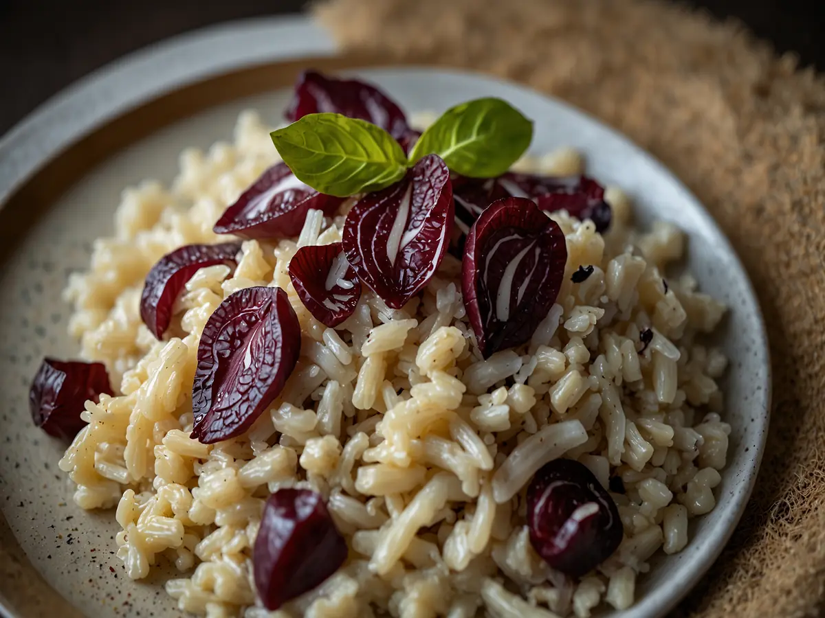 Risotto al radicchio: come togliere l'amaro fastidioso e renderlo cremoso da svenire