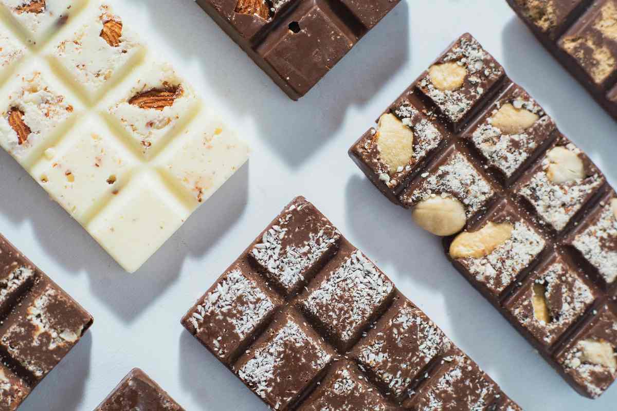 tavolette di cioccolata di vari gusti