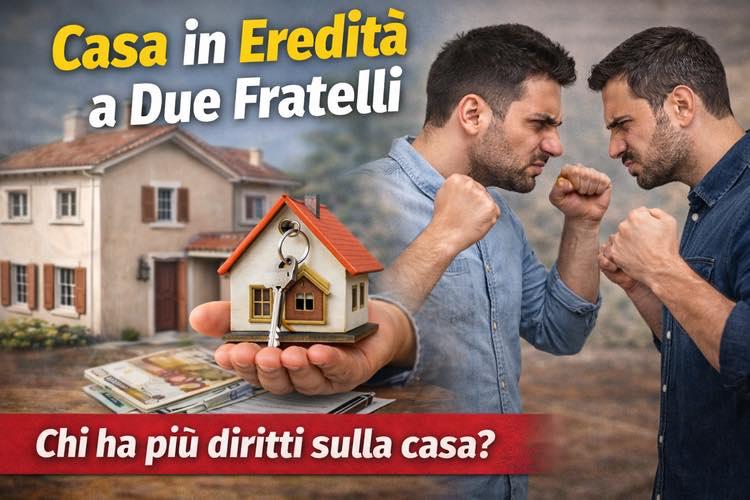 Chi ha più diritti su una casa ereditata da due fratelli?