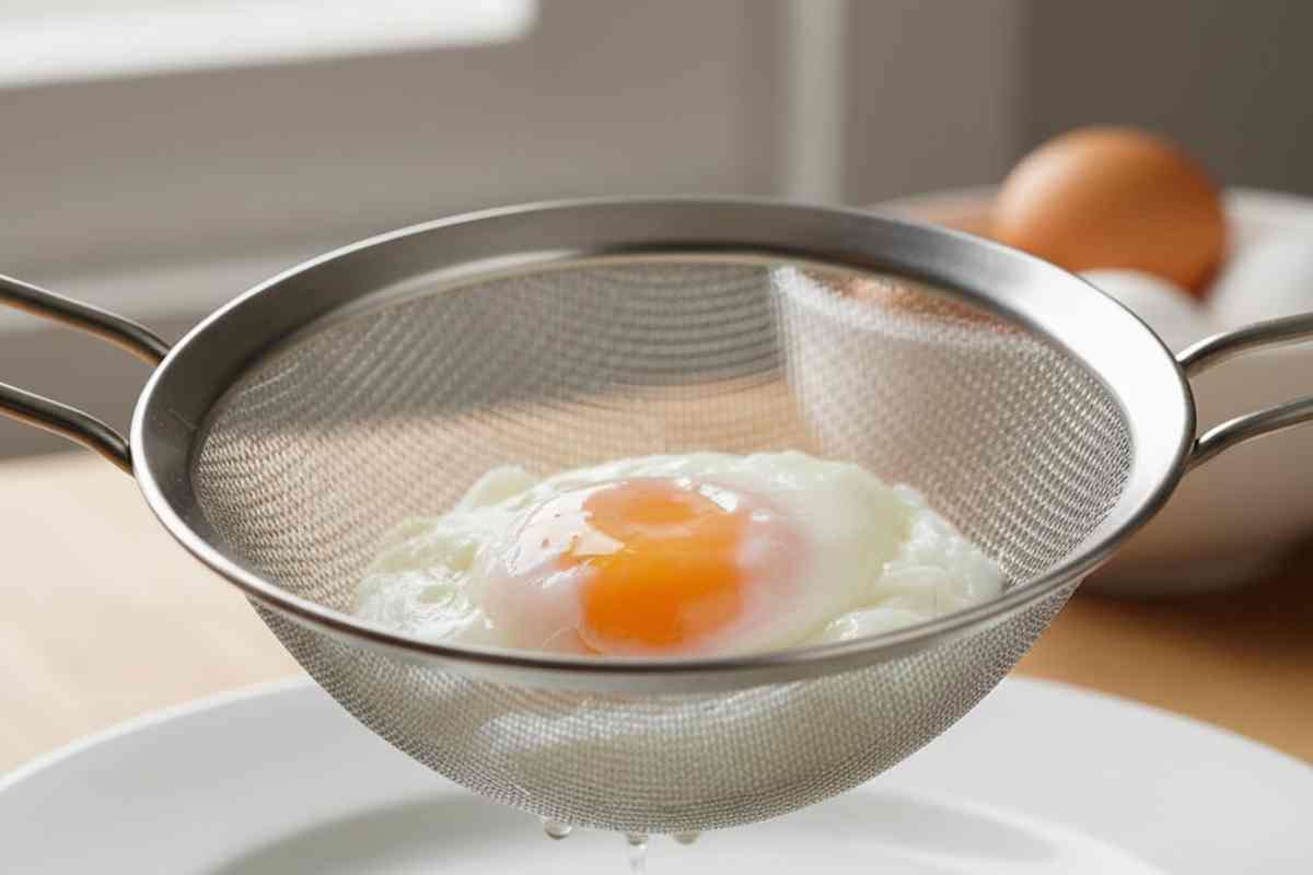 uovo in camicia dentro un colino